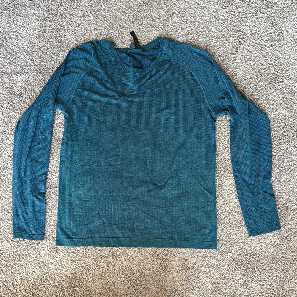 lululemon athletica Teal Long Sleeve Shirt